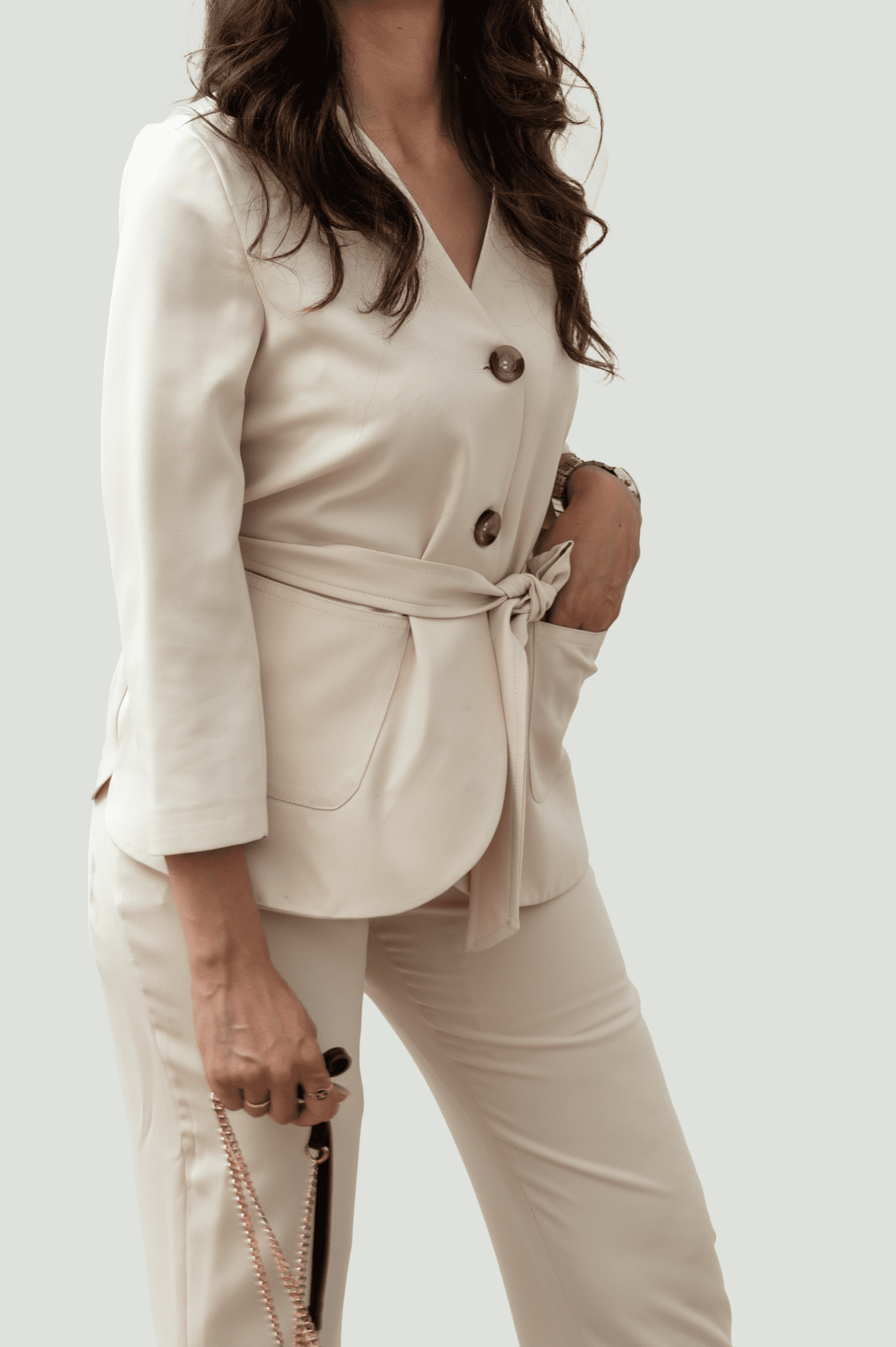 Rosalena Beige Suit - Image 3