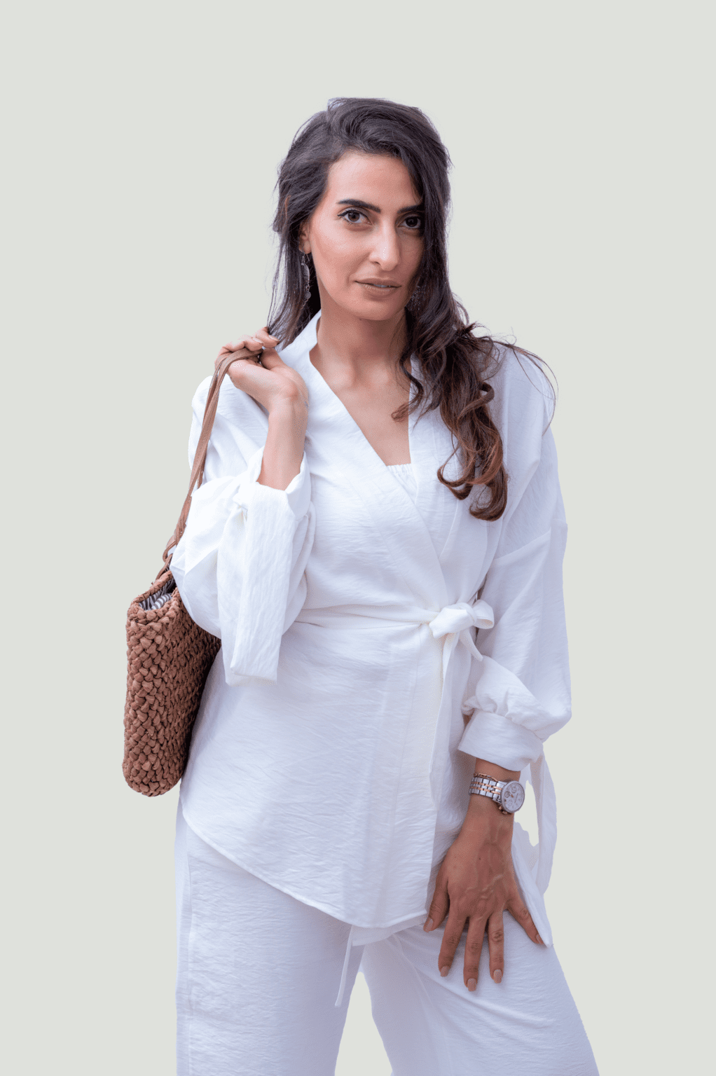 White Serenity Robe Suit