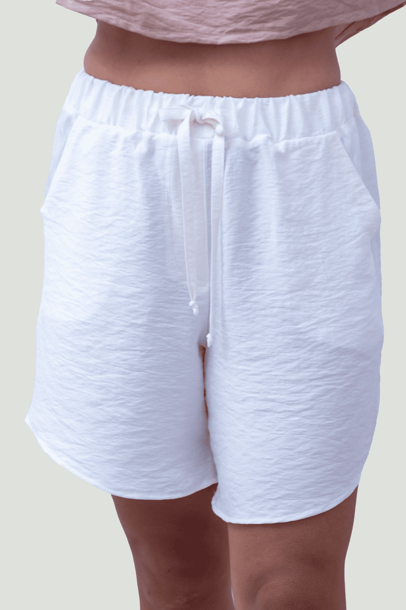 Cloud Drift Linen Shorts - Image 2