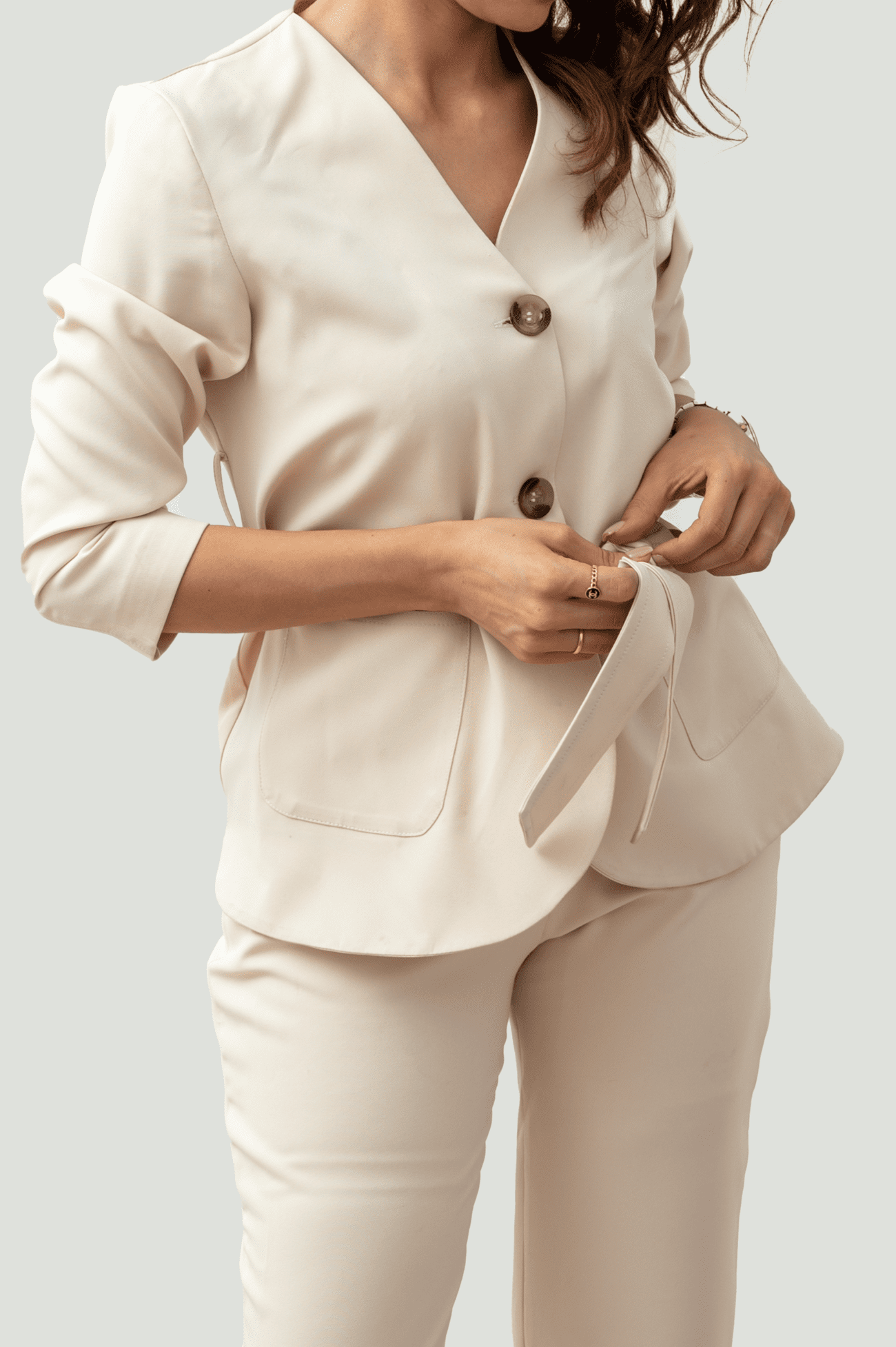 Rosalena Beige Suit - Image 2