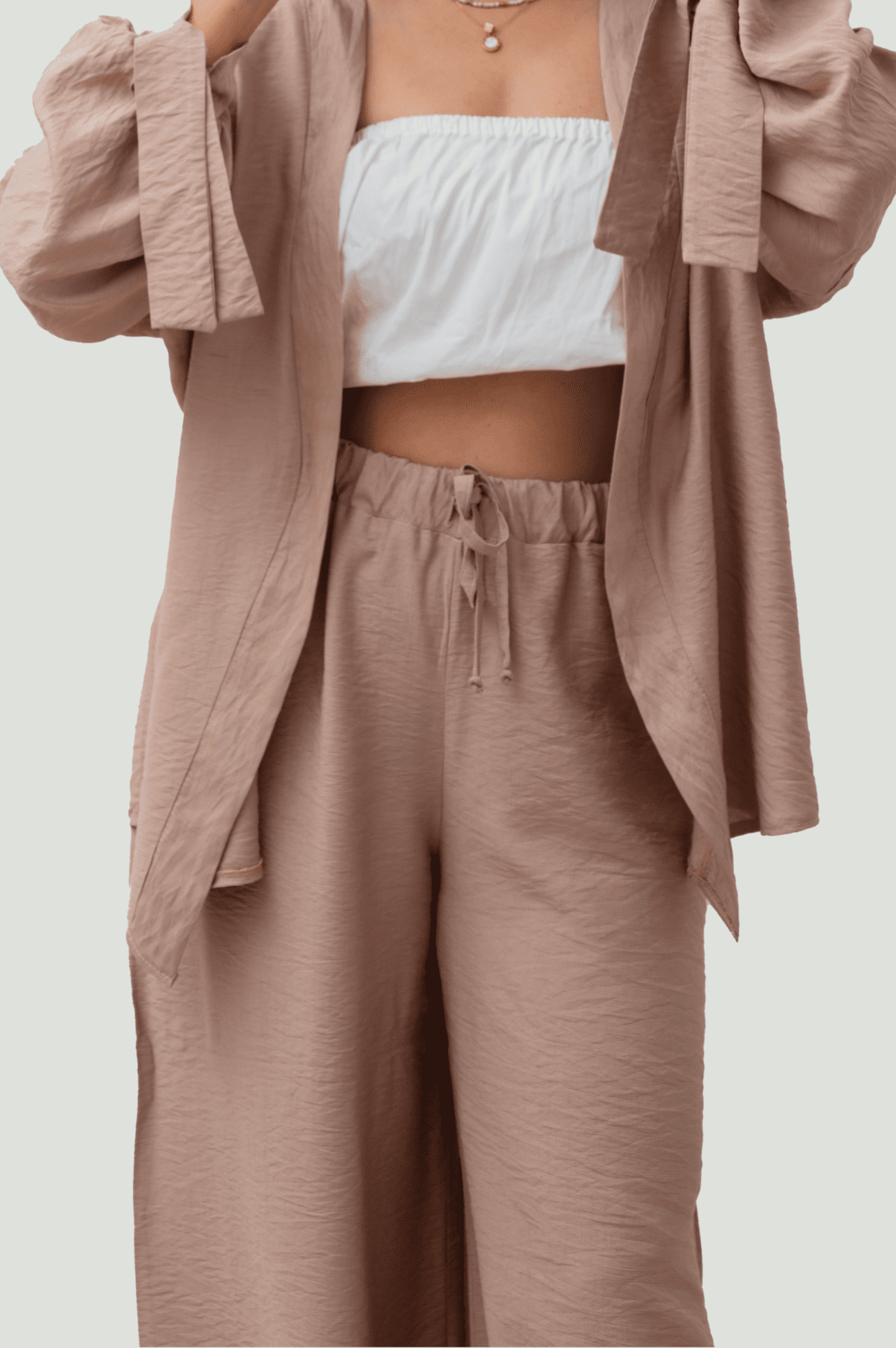 Wide Leg Linen Pants