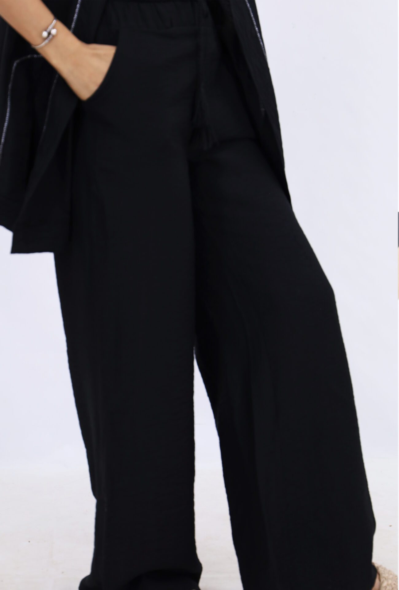 Midnight Breeze Wide Leg Pants