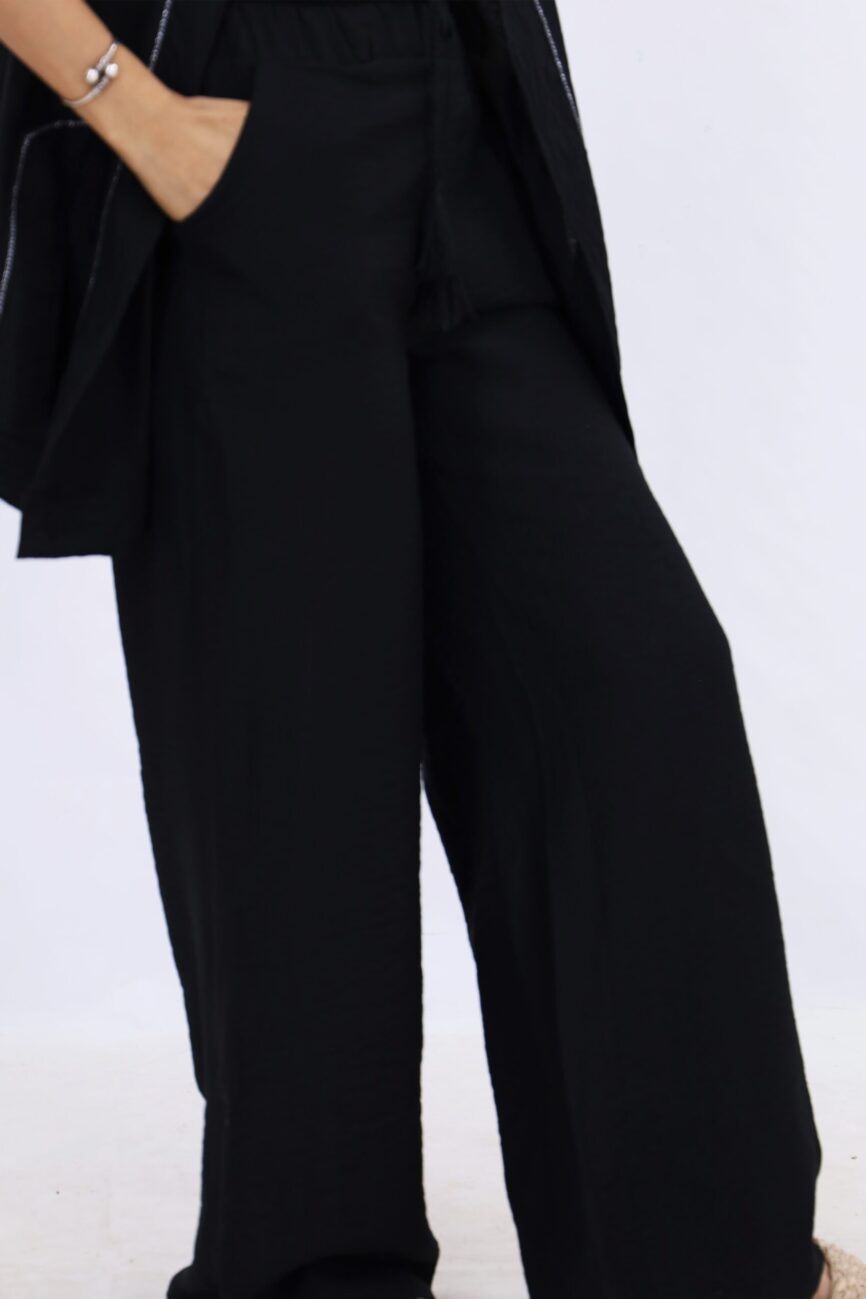 Midnight Breeze Wide Leg Pants