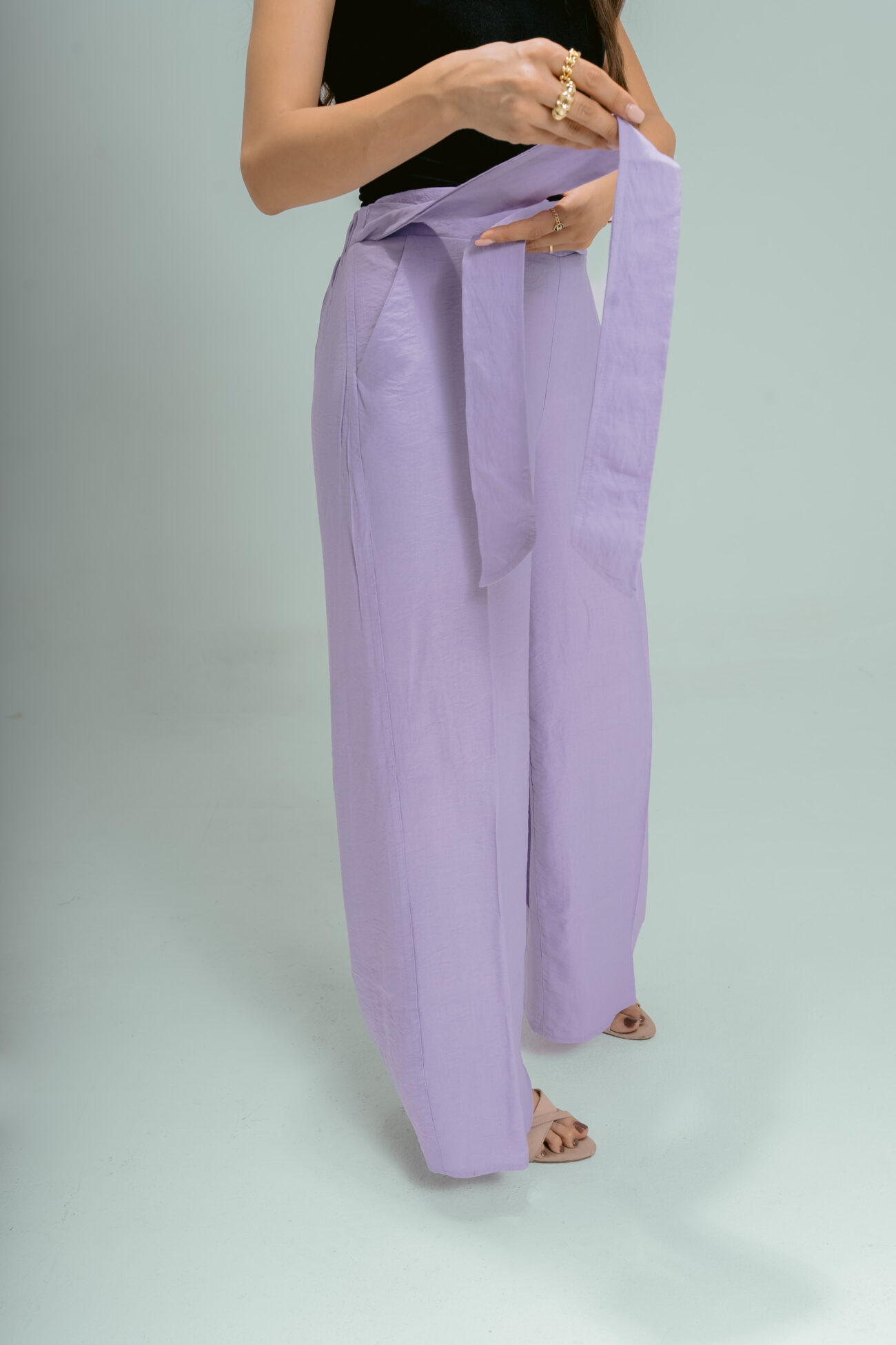 Lavender Haze Belted Pants - Image 4