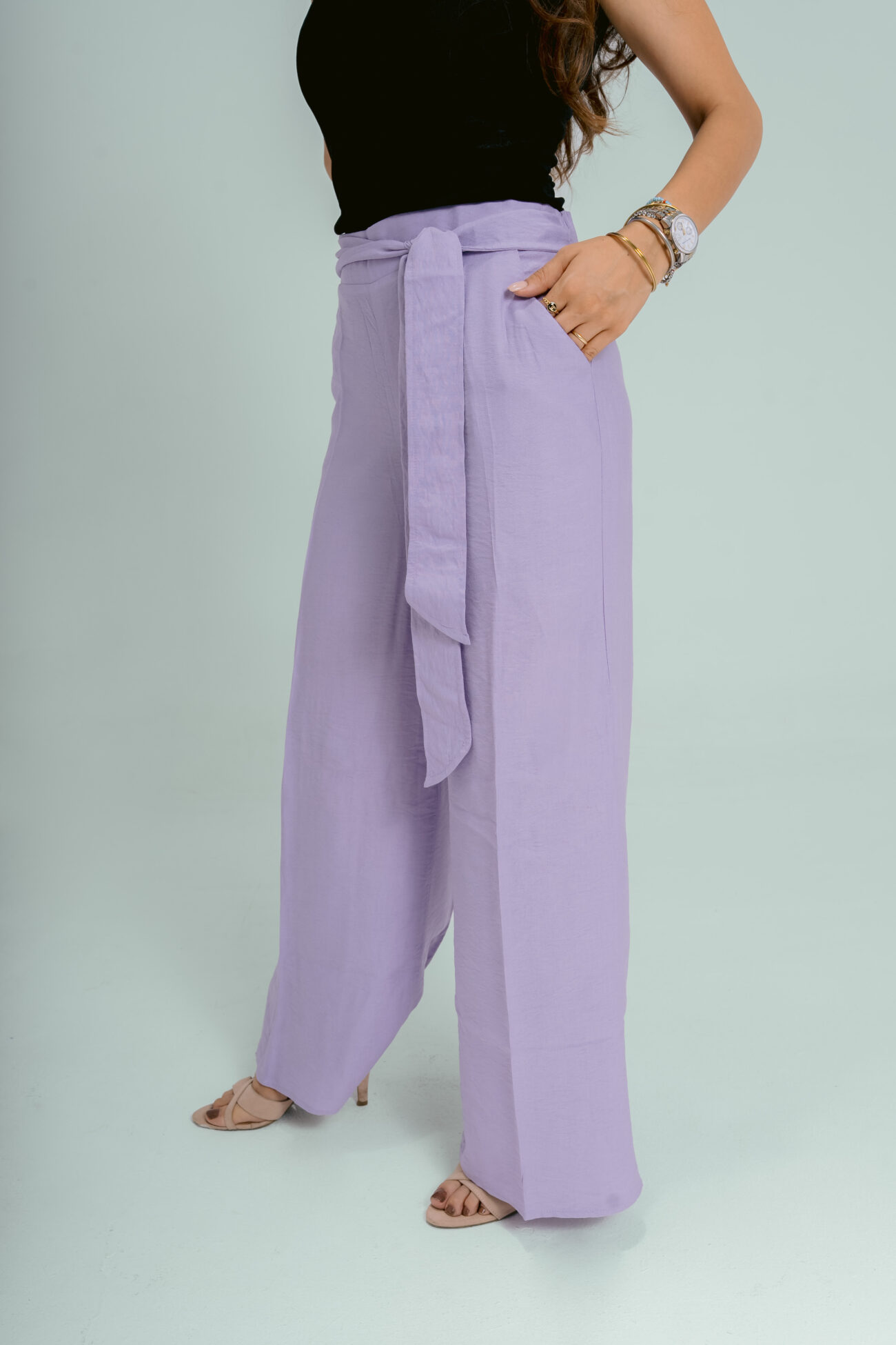 Lavender Haze Belted Pants - Image 5