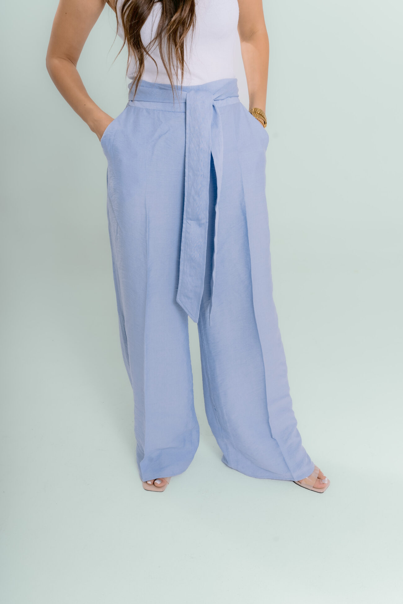 Ocean Breeze Belted Pants