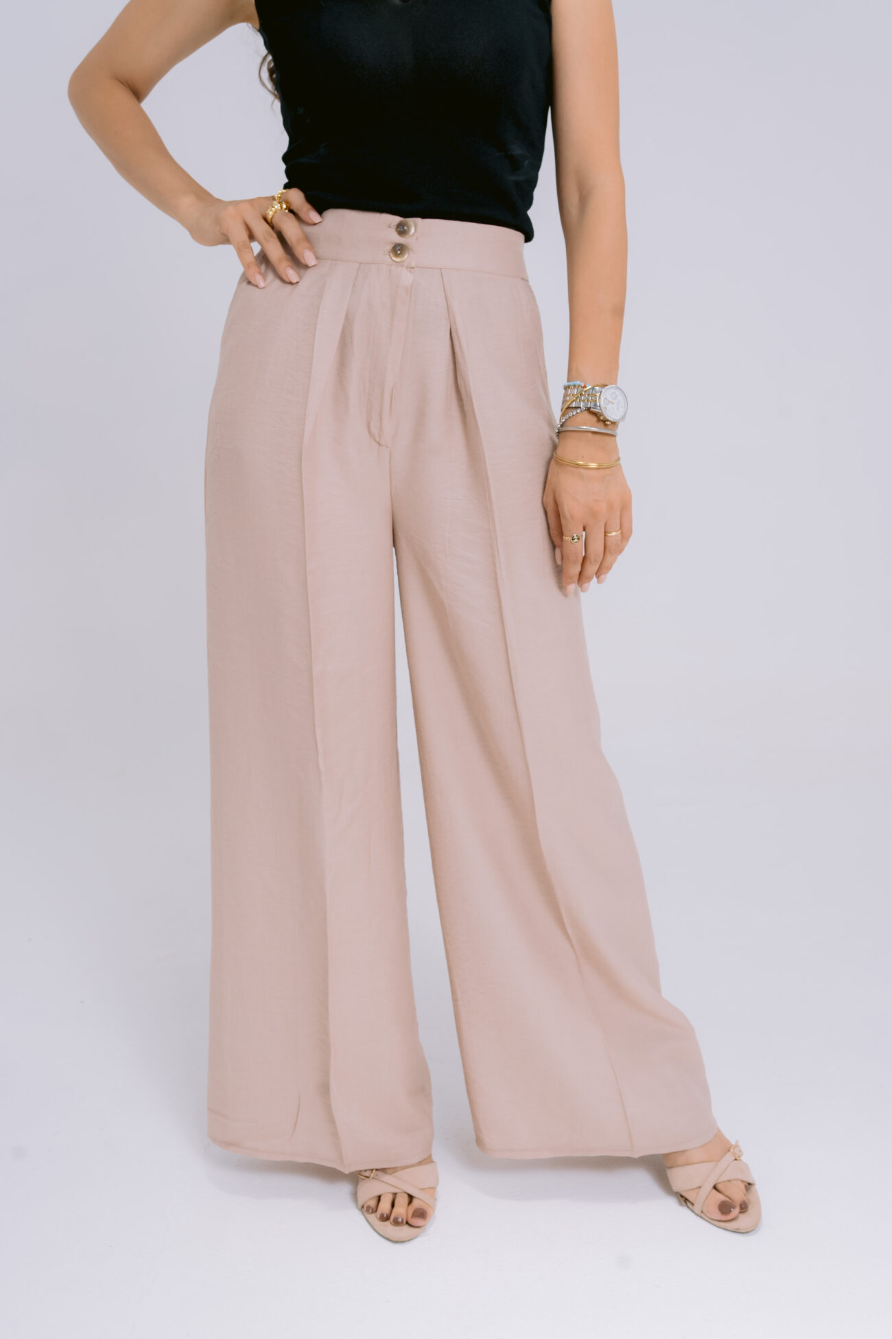 Sand Dune Linen Trousers