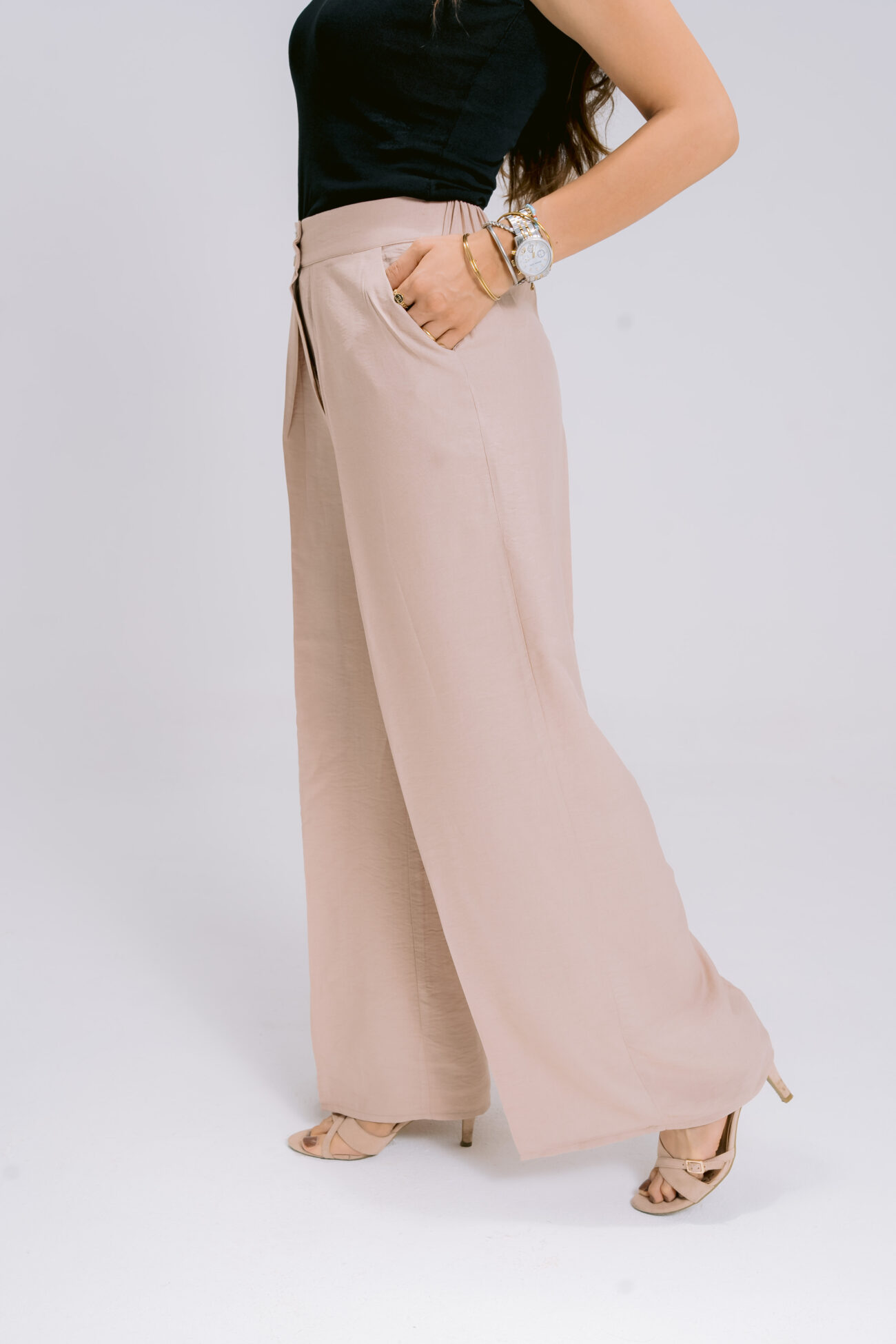 Sand Dune Linen Trousers - Image 4