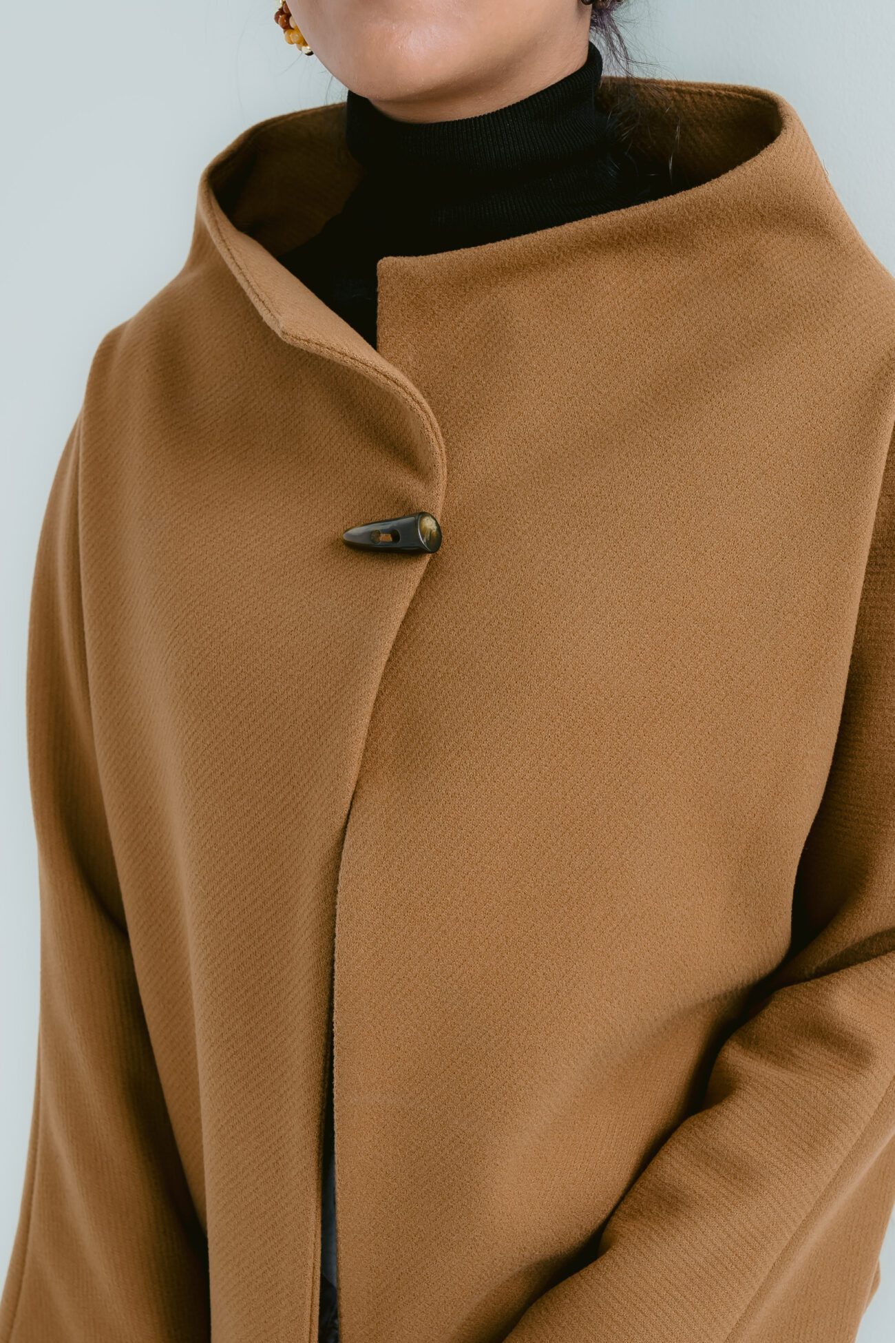 The Cropped Coat - Camel