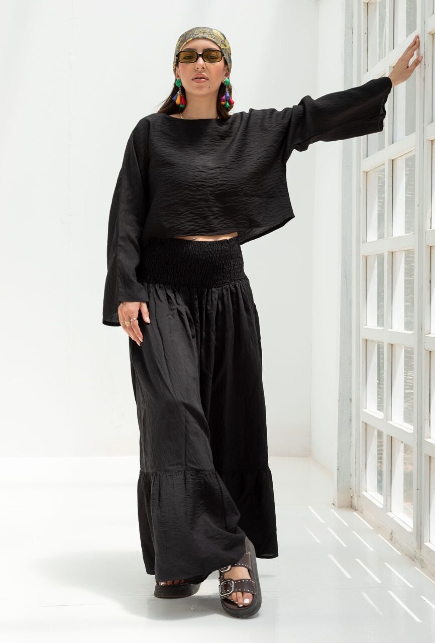 Midnight Flow Linen Set